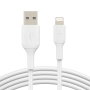 Belkin CAA001BT2MWH Boost Charge Câble USB-A à Lightning 2 m Blanc