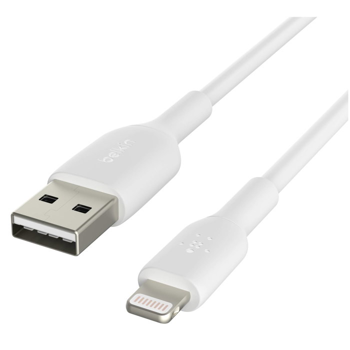 Belkin Câble Boost Charge Lightning vers USB-A 2m Blanc Belkin Câble Boost Charge Lightning vers USB-A 2m Blanc