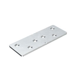 HERRAJES ALK Plaque droite large Gabon 95-36-2mm zingué