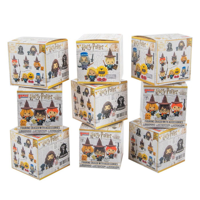 Cinereplicas Présentoir de 24 figurines et gommes Harry Potter