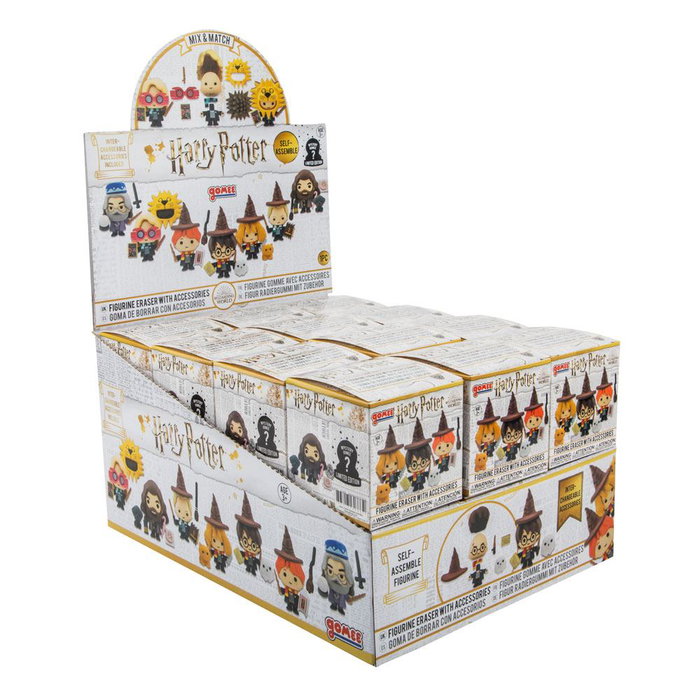 Cinereplicas Présentoir de 24 figurines et gommes Harry Potter