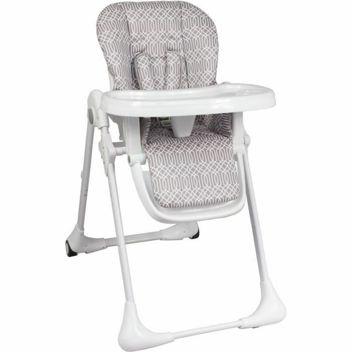 Bambisol Chaise haute multipositions inclinable Beige / Blanc Bambisol Chaise haute multipositions inclinable Beige / Blanc