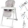 Bambisol Chaise haute multipositions inclinable Beige / Blanc