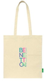 Benetton Sac à dos tote en tissu 38 cm x 42 cm, pour enfants dès 3 ans
