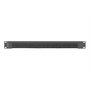 Lanberg AK-1103-B Panneau de passe-câbles avec brosse 19 pouces 1U Métal Noir