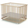 Webaby Parc bébé pliant en bois Cali Hetre Brut 70 x 100 cm