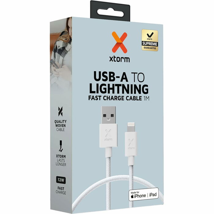 Câble USB Xtorm CXG2010 Blanc (2 Unités)