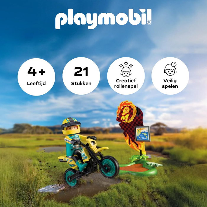 Playmobil Moto Tout-Terrain 72065 City Action Playmobil Moto Tout-Terrain 72065 City Action