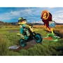 Playmobil 72065 - Véhicule de course Motocross avec pilote et accessoires, 21 pièces, jeu de construction dès 4 ans