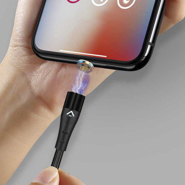 Phoenix technologies Câble de charge rapide magnétique Micro USB 3A, 1 m
