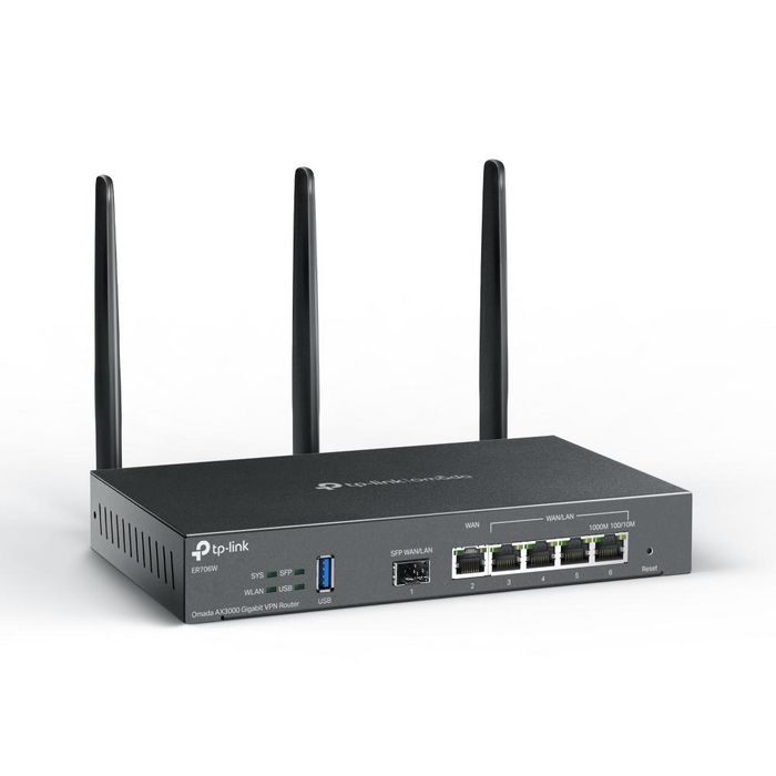 TP-Link Routeur Gigabit VPN ER706W Pare-feu Dual-WAN avec Ports Gigabit Ethernet - Noir