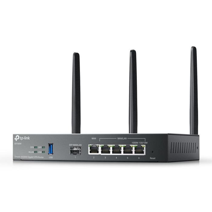 TP-Link Routeur Gigabit VPN ER706W Pare-feu Dual-WAN avec Ports Gigabit Ethernet - Noir