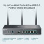 TP-Link Routeur Gigabit VPN ER706W Pare-feu Dual-WAN avec Ports Gigabit Ethernet - Noir