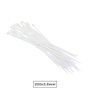 Hantums Sac de 25 colliers de serrage 200x3,6mm en nylon naturel