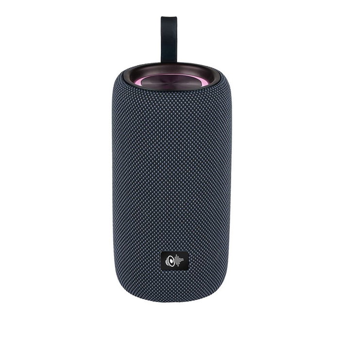 Basics Enceinte Bluetooth RGB 16 W avec anse de transport silicone, diamètre 8 x 16,8 cm Basics Enceinte Bluetooth RGB 16 W avec anse de transport silicone, diamètre 8 x 16,8 cm