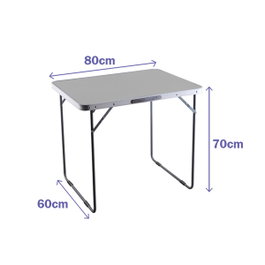 Marbueno Table Pliante en Acier Assortie