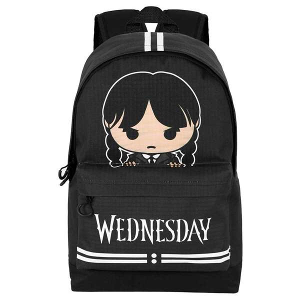 Karactermania Mochila Miércoles HS Fan 2.2 Cute, Sac à dos urbain Ripstop 44x31x18 cm avec compartiment principal et trolley