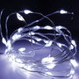 Basics Guirlande lumineuse 40 LED blanc froid sur fil d'argent 195 cm