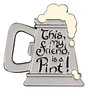 Le Seigneur des Anneaux aimant This, my friend, is a Pint! (Enamel) 7 cm