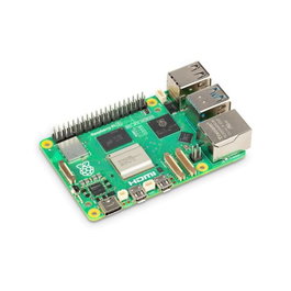 Raspberry Pi 5 - Nano-ordinateur monocarte - Processeur quad-core 2,4 GHz, 4 Go RAM LPDDR4X, Wi-Fi 802.11ac, Bluetooth 5.0, 2x USB 3.0, 2x USB 2.0, Gigabit Ethernet