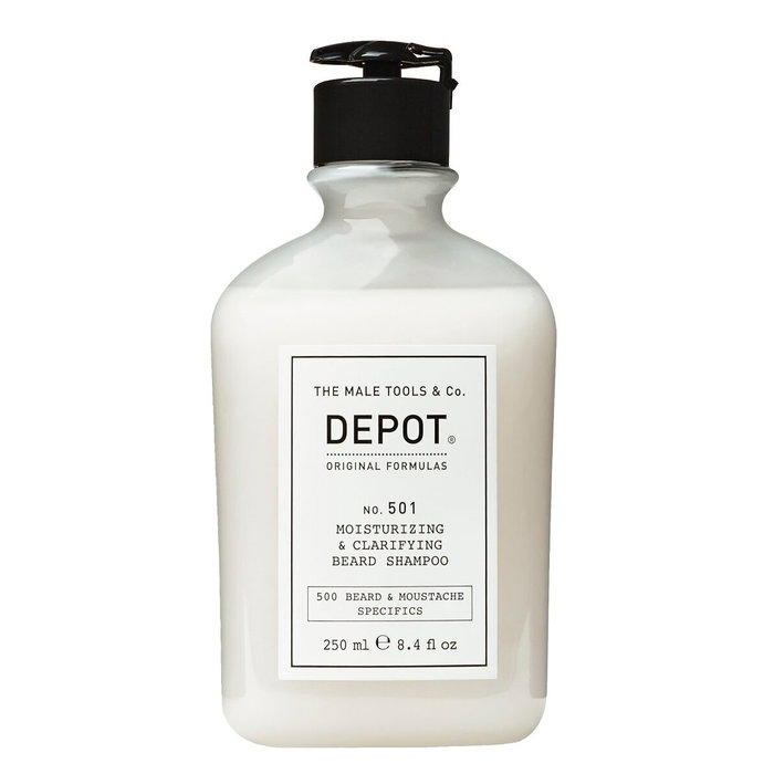 Depot Shampooing pour Barbe et Moustache Nº501, 250 ml Depot Shampooing pour Barbe et Moustache Nº501, 250 ml