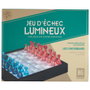 Mister Gadget Jeu d'Échecs LED Transparent Lumineux