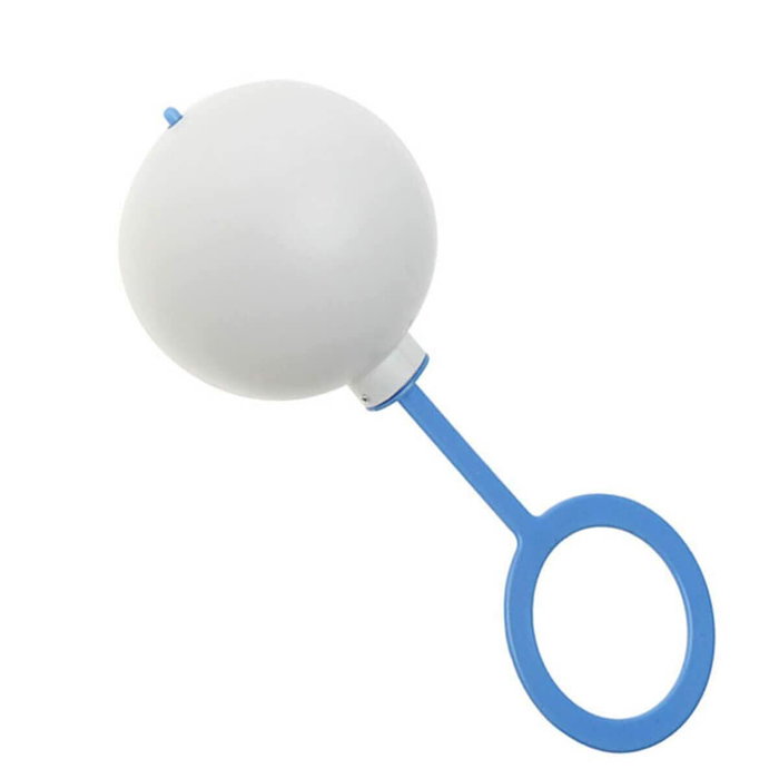 BigBuy Fun Hochet Géant Blanc avec Manche Bleu 40x15 cm BigBuy Fun Hochet Géant Blanc avec Manche Bleu 40x15 cm