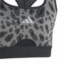 Soutien-gorge de Sport Adidas Powerreact Gris 13-14 Ans