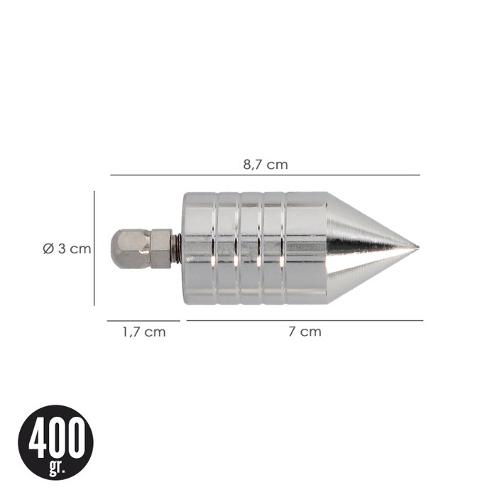 WOLFPACK LINEA PROFESIONAL Fil à plomb Maurer professionnel noix aimant 400g