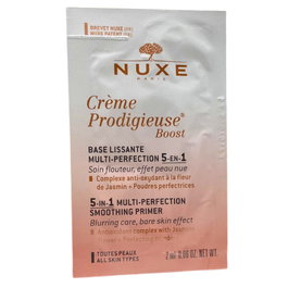 Nuxe, Crème Prodigieuse Boost Vegan, Apprêt liquide, Échantillon 2 ml