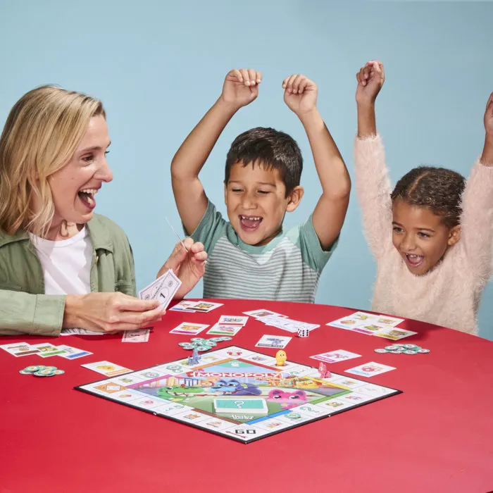 Monopoly Monopoly Junior 2 en 1 Édition 2026 - Jeu de Plateau Réversible pour 2 à 4 Joueurs - Version Française - Dès 4 Ans