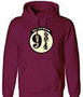 Harry Potter Sweat à capuche unisex Platform 9 and 3 Quarters Bordeaux M