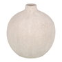 BigBuy Home Vase Crème Céramique Sable 22 x 22 x 25 cm
