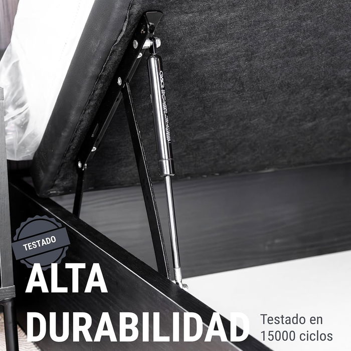 Q&Q Set de Bisagres pour Canapé avec Ressort à Gaz et Système d'Accroche - Force 900N