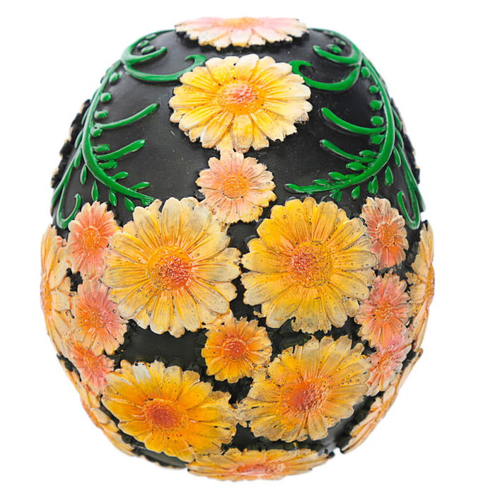 PUCKATOR Figurine Jour des Morts Calavera avec Marguerites - Décoration 11 cm