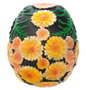 PUCKATOR Figurine Jour des Morts Calavera avec Marguerites - Décoration 11 cm