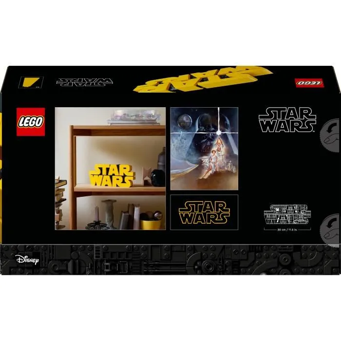 LEGO Star Wars 75407 Set de Construction Adulte - Logo Star Wars en Briques (700 Pièces)