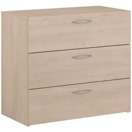 Parisot Commode EASY LIFE en chêne avec 3 tiroirs, dimensions 78,2 x 40,8 x 69,3 cm