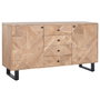 Home ESPRIT Buffet Métal et Acacia 160 x 40 x 85 cm