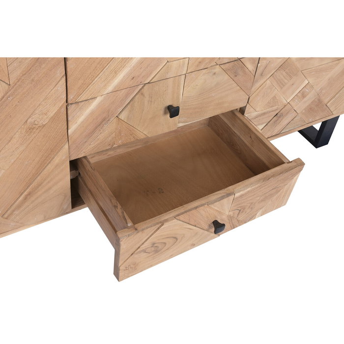 Home ESPRIT Buffet Métal et Acacia 160 x 40 x 85 cm