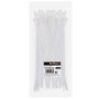 Hantums Sac de 100 colliers de serrage 100% nylon 500x7,6mm Naturel