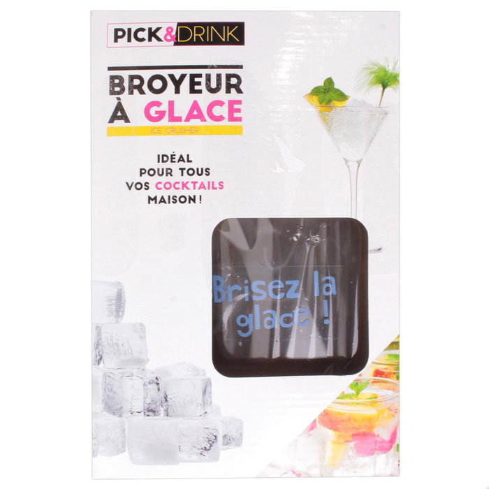 Pick and Drink Râpe à glace manuelle transparente