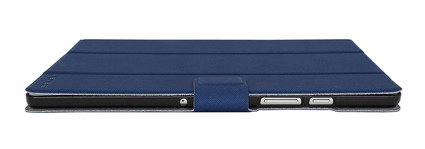 ELBE FU-007 - Housse protectrice bleu diamant pour Samsung Galaxy Tab A7 2020 (10.4") - Revêtement PU résistant aux rayures avec coque intérieure en polycarbonate