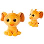 Disney Peluche Doorables Simba Le Roi Lion 25 cm - Figurine de Collection