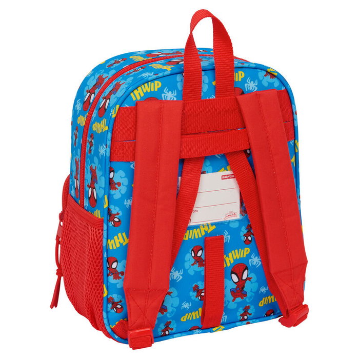 SAFTA Sac à Dos Spidey Marvel 27 cm - Adaptable au Chariot Porte-Sac - Compartiment Principal Fermeture Éclair, 2 Poches Avant, Porte-Carte SAFTA Sac à Dos Spidey Marvel 27 cm - Adaptable au Chariot Porte-Sac - Compartiment Principal Fermeture Éclair, 2 Poches Avant, Porte-Carte