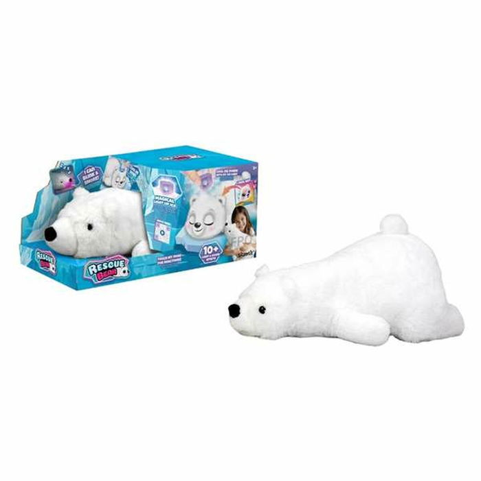 Ours en peluche Bizak Rescue Bear Blanc