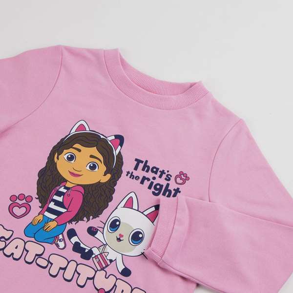 Gabby's Dollhouse Robe French Terry Fille 6 Ans Rose Cerdá