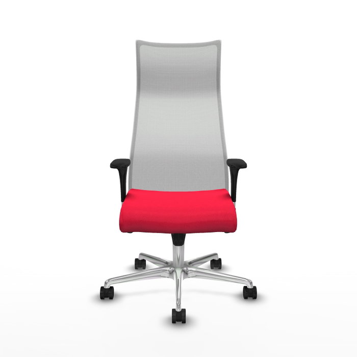 Piqueras y Crespo Chaise de Bureau Albacete Rouge et Blanche Piqueras y Crespo Chaise de Bureau Albacete Rouge et Blanche