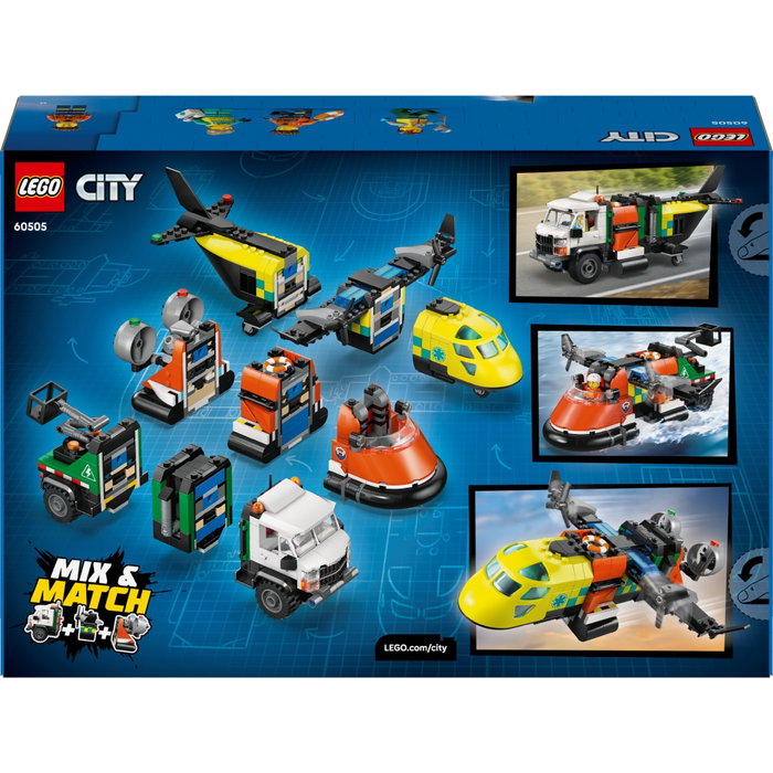 LEGO City 60505 Remix : Avion, Camion de Service et Aéroglisseur LEGO City 60505 Remix : Avion, Camion de Service et Aéroglisseur