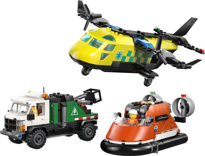LEGO City 60505 Remix : Avion, Camion de Service et Aéroglisseur LEGO City 60505 Remix : Avion, Camion de Service et Aéroglisseur